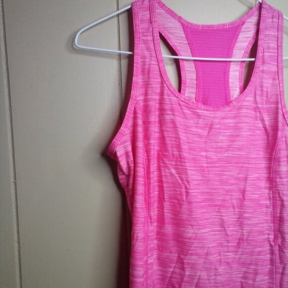 Danskin Now Tank Top S Fitted Racer Back Workout Athletic Pink - Picture 8 of 14